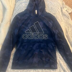 Adidas Navy Camo Hoodie